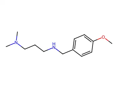 N'-(4-methoxybenzyl)-N,N-dimethylpropane-1,3-diamine structure
