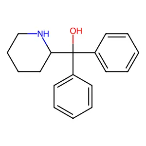 哌苯甲醇 structure