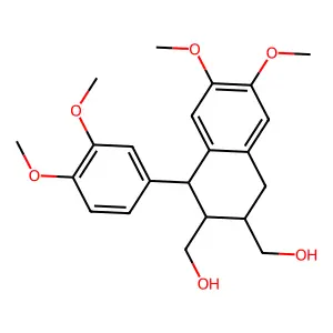 Di-O-methyl-isolariciresinol structure