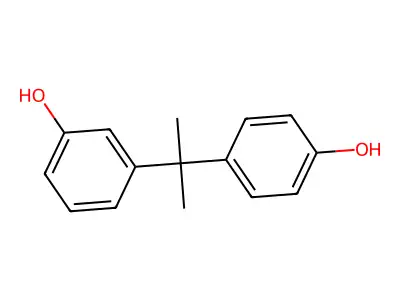 3-[1-(4-Hydroxyphenyl)-isopropyl]phenol structure