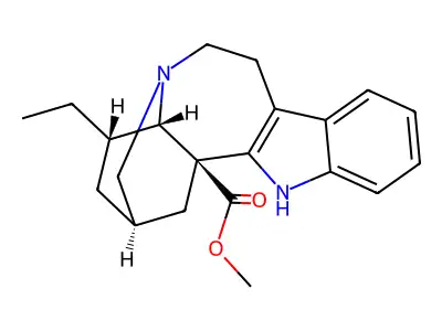 狗牙花定碱 structure