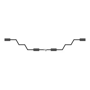 Diocta-1,7-diynylmercury structure