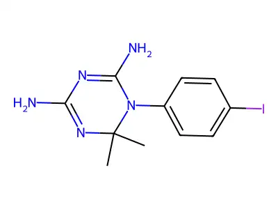 4,6-NH2-2,2-Dime-1(4iph)S-triazine structure