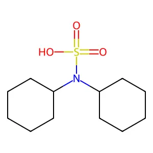 Dicyclohexylsulfamic acid structure