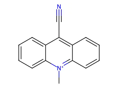 Acridinium, 9-cyano-10-methyl- structure