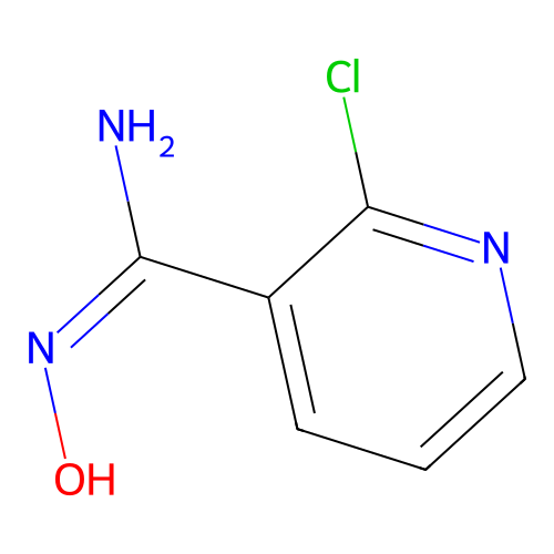 2-chloro-N'-hydroxy-3-pyridinecarboximidamide structure