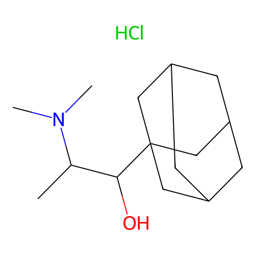1-((3r,5r,7r)-Adamantan-1-yl)-2-(dimethylamino)propan-1-ol hydrochloride structure