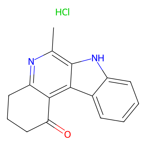 6-Methyl-2,3,4,7-tetrahydroindolo[2,3-c]quinolin-1-one;hydrochloride structure