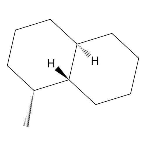 trans-Decalin, 1a-methyl structure