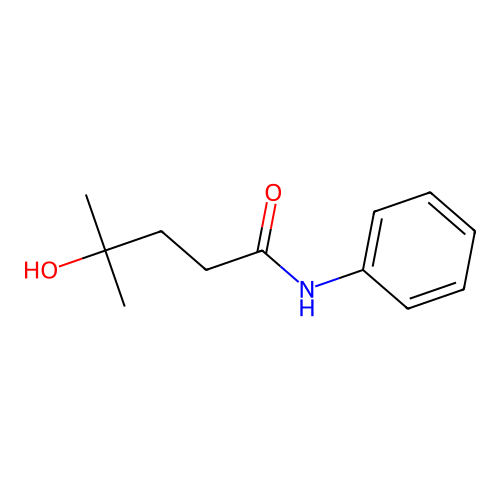 Valeranilide, 4-hydroxy-4-methyl- structure