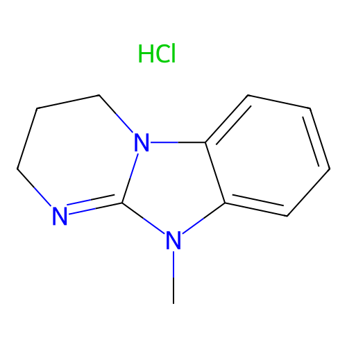 10-Methyl-2,3,4,10-tetrahydrobenzo[4,5]imidazo[1,2-a]pyrimidine hydrochloride structure
