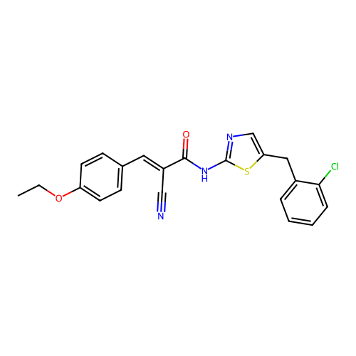 C22H18ClN3O2S structure