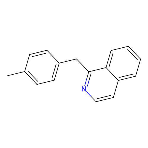 1-[(4-Methylphenyl)methyl]isoquinoline structure