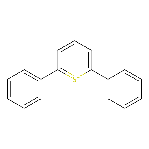 2,6-Diphenylthiopyrylium structure