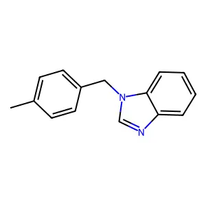 1-[(4-Methylphenyl)methyl]benzimidazole structure