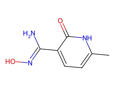 N-Hydroxy-6-methyl-2-oxo-1,2-dihydro-pyridine-3-carboxamidine structure