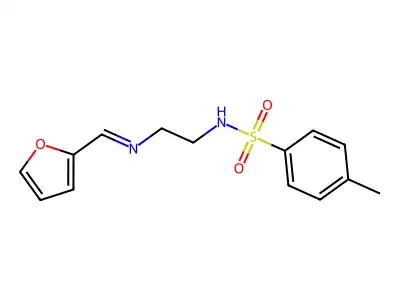 N-(2-((Furan-2-ylmethylene)amino)ethyl)-4-methylbenzenesulfonamide structure
