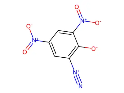 重氮基二硝基酚 structure