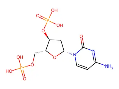 2'-Deoxycytidine 3',5'-diphosphate structure