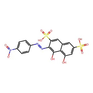 2-(4-Nitrophenylazo)chromotropic acid structure