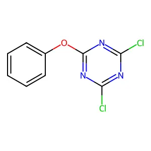 2,4-Dichloro-6-phenoxy-1,3,5-triazine structure
