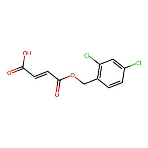4-[(2,4-Dichlorophenyl)methoxy]-4-oxobut-2-enoic acid structure