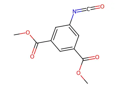 Dimethyl 5-isocyanatoisophthalate structure