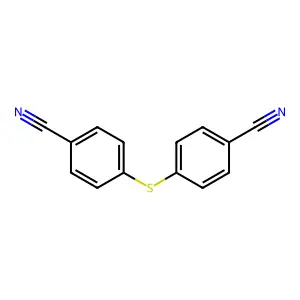 Benzonitrile, 4,4'-thiobis- structure