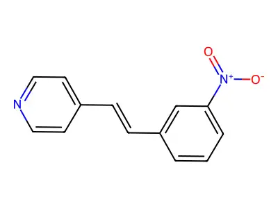 4-[2-(3-Nitrophenyl)ethenyl]-pyridine structure
