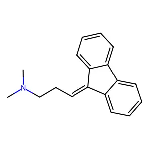 3-(9H-Fluoren-9-ylidene)-N,N-dimethyl-1-propanamine structure