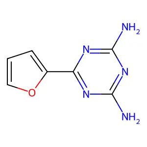 6-(2-呋喃基)-1,3,5-三嗪-2,4-二胺 structure