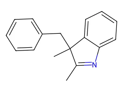 3-Benzyl-2,3-dimethyl-3H-indole structure