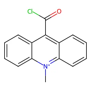 Acridinium, 9-(chlorocarbonyl)-10-methyl- structure