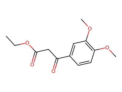 Ethyl 3,4-dimethoxybenzoylacetate structure