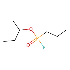 1-Methylpropyl propylphosphonofluoridate structure