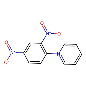 1-(2,4-Dinitrophenyl)pyridinium structure