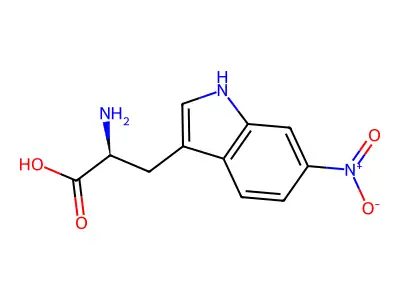 6-Nitrotryptophan structure