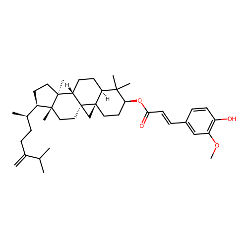 Oryzanol C structure
