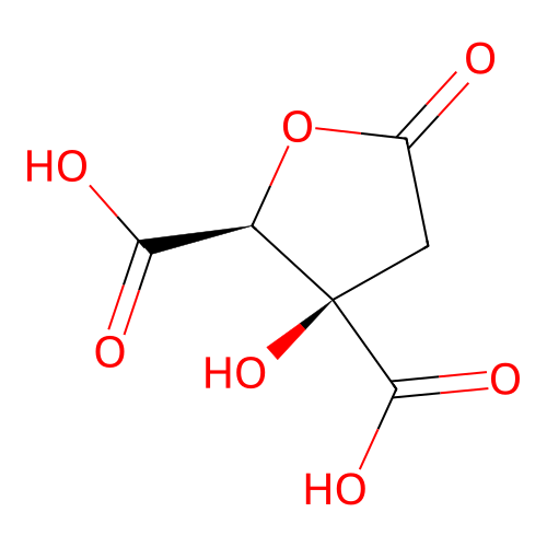 allo-Hydroxycitric acid lactone structure