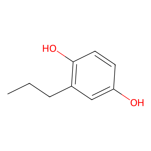 2-Propylhydroquinone structure
