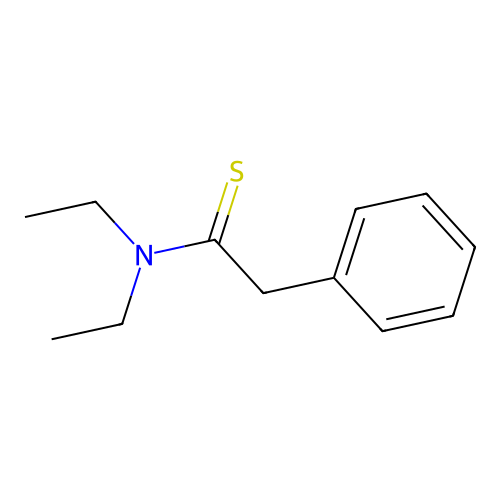 N,N-diethyl-2-phenylethanethioamide structure