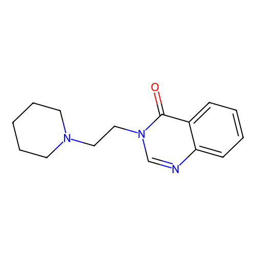 3-(2-(piperidin-1-yl)ethyl)quinazolin-4(3H)-one structure
