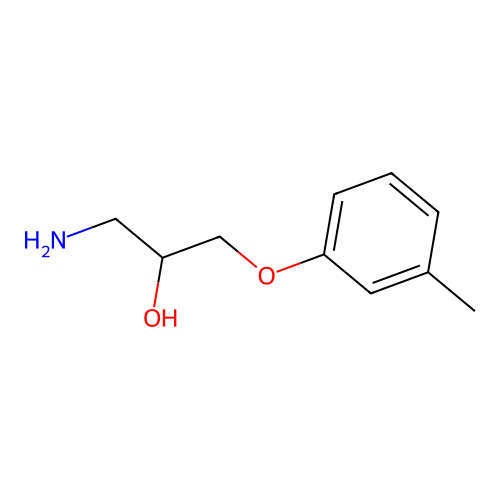1-Amino-3-(3-methylphenoxy)propan-2-ol structure