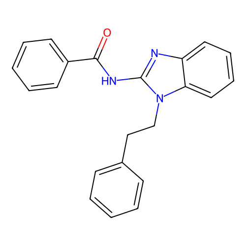 N-[1-(2-Phenylethyl)-1H-benzimidazol-2-yl]benzamide structure