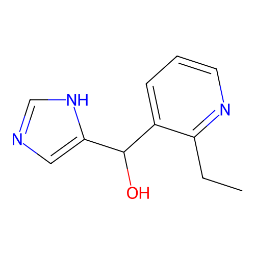 3-Pyridinemethanol,2-ethyl-a-1h-imidazol-4-yl- structure