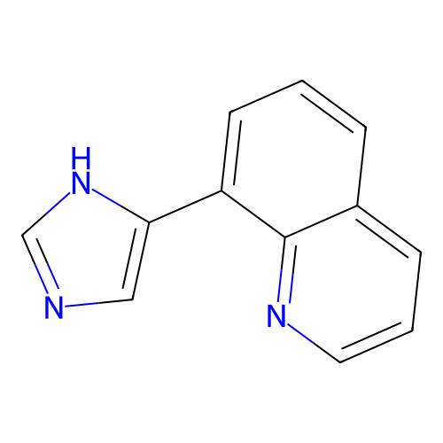 8-(1H-imidazol-5-yl)quinoline structure
