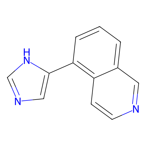 5-(1H-imidazol-4-yl)isoquinoline structure