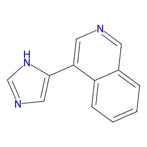 4-(1H-imidazol-5-yl)isoquinoline structure