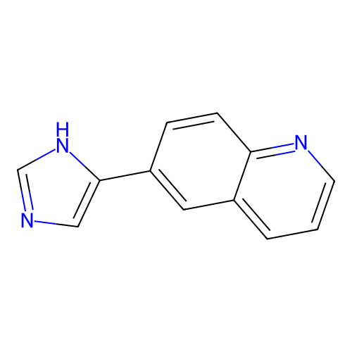 6-(1H-imidazol-5-yl)quinoline structure