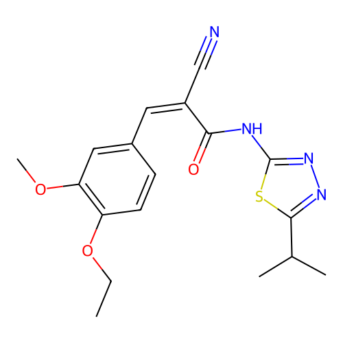 C18H20N4O3S structure